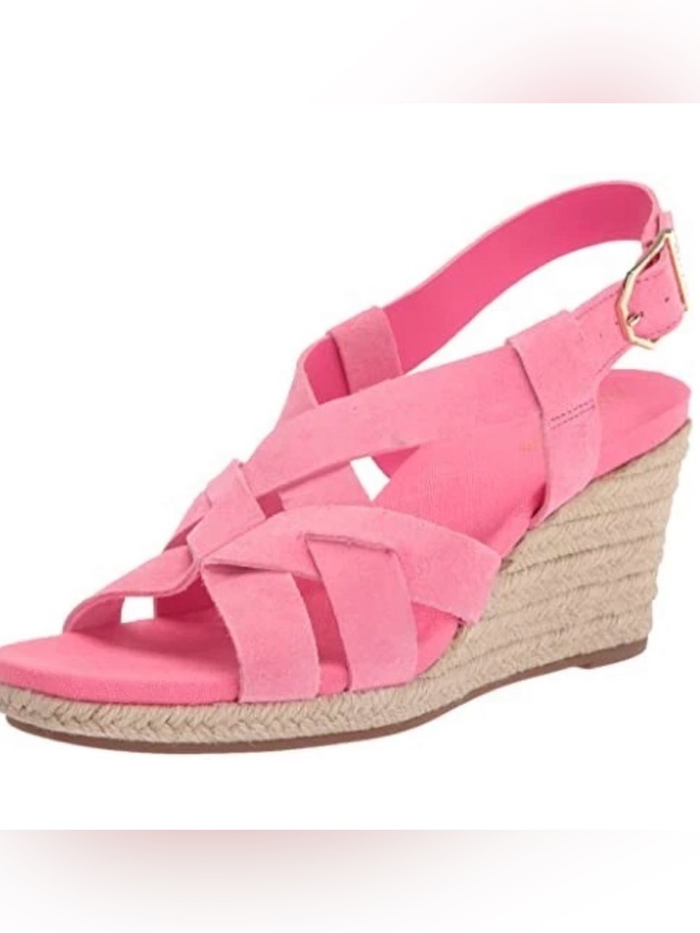 NEW Cole Haan Women's Crystal Wedge Sandal Fuschia Pink 6 $150